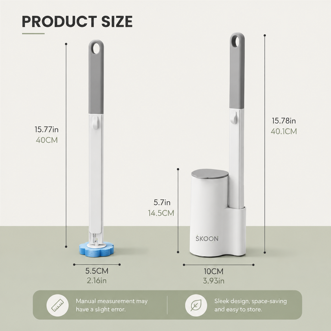 SKOON™ Disposable Toilet Brush