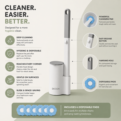 SKOON™ Disposable Toilet Brush